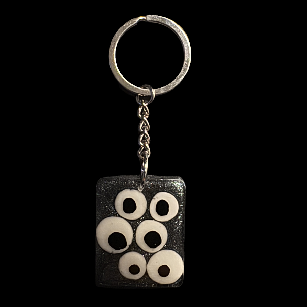 Resin Charm - All Eyes On You Air Dry Paste Suspended in Resin with Fine Glitter