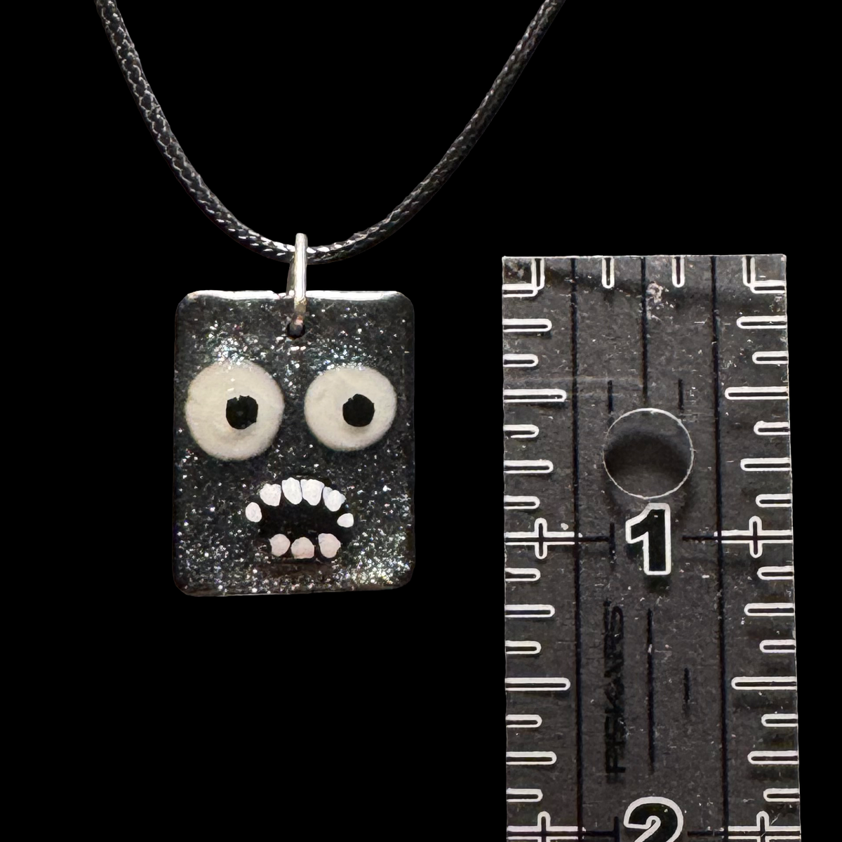 Resin Charms - Bubba, Franky the Monsters Cousin Necklace - Adjustable to 20" (Copy)
