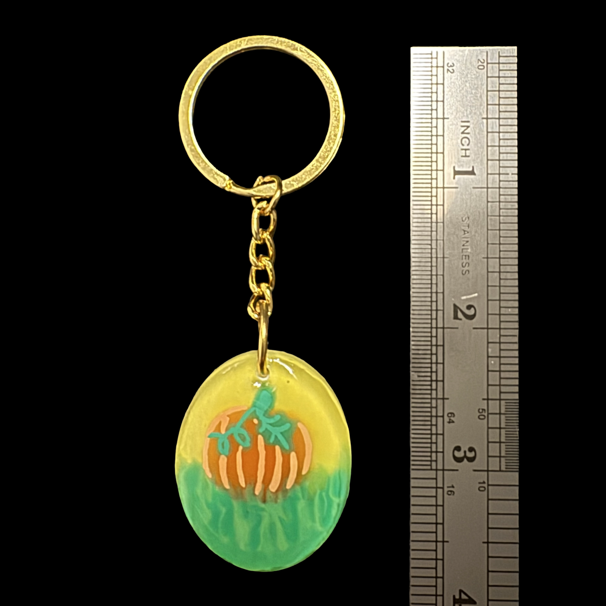ResinCharm - Hand Painted Pumpkin