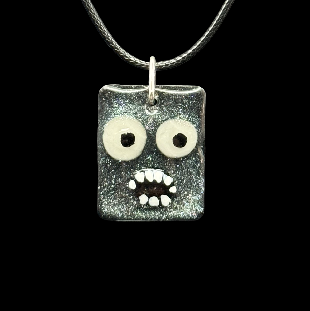 Resin Charms - Bubba, Franky the Monsters Cousin Necklace - Adjustable to 20" (Copy)