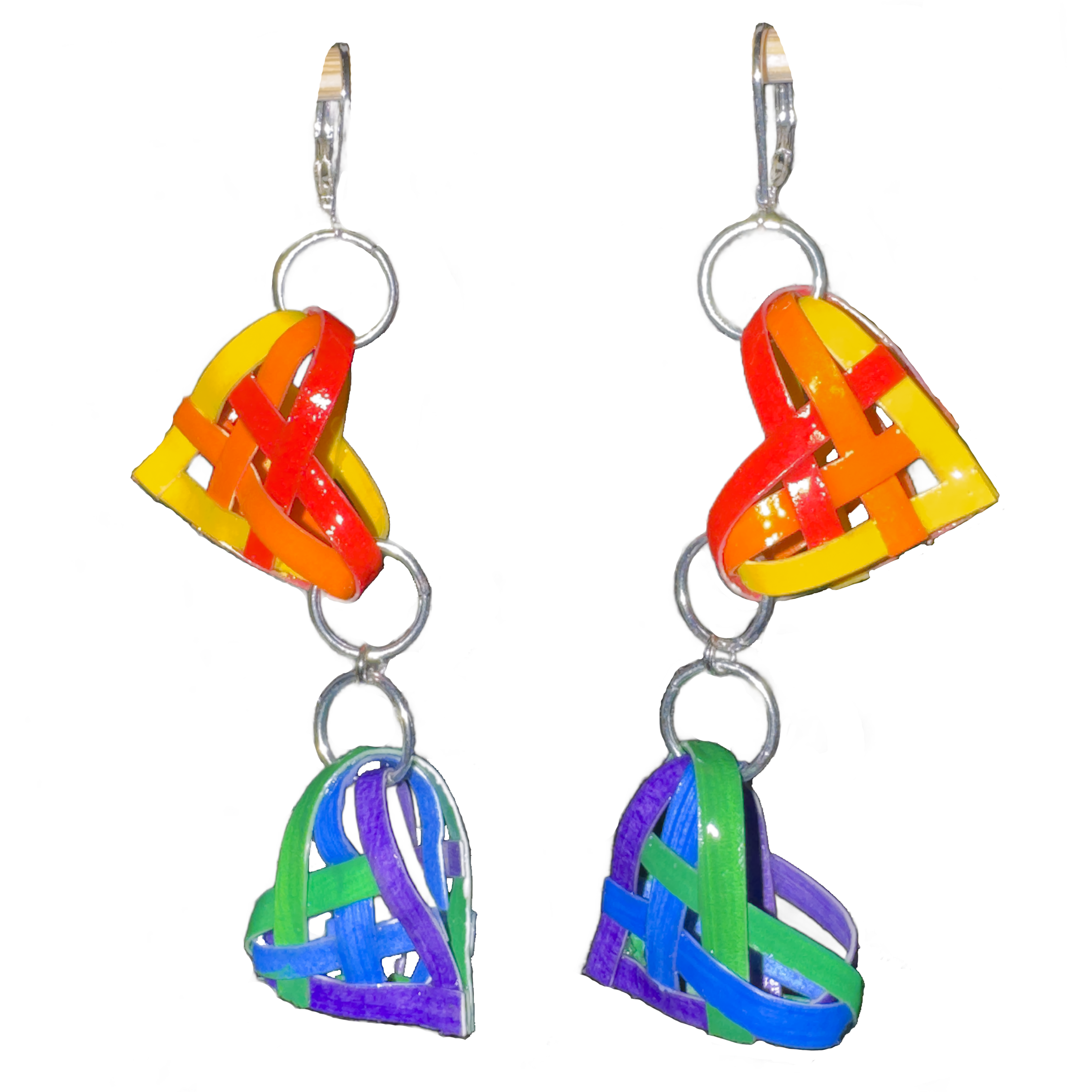 Double Dangle Earrings - Choose up to 4 Different Colors