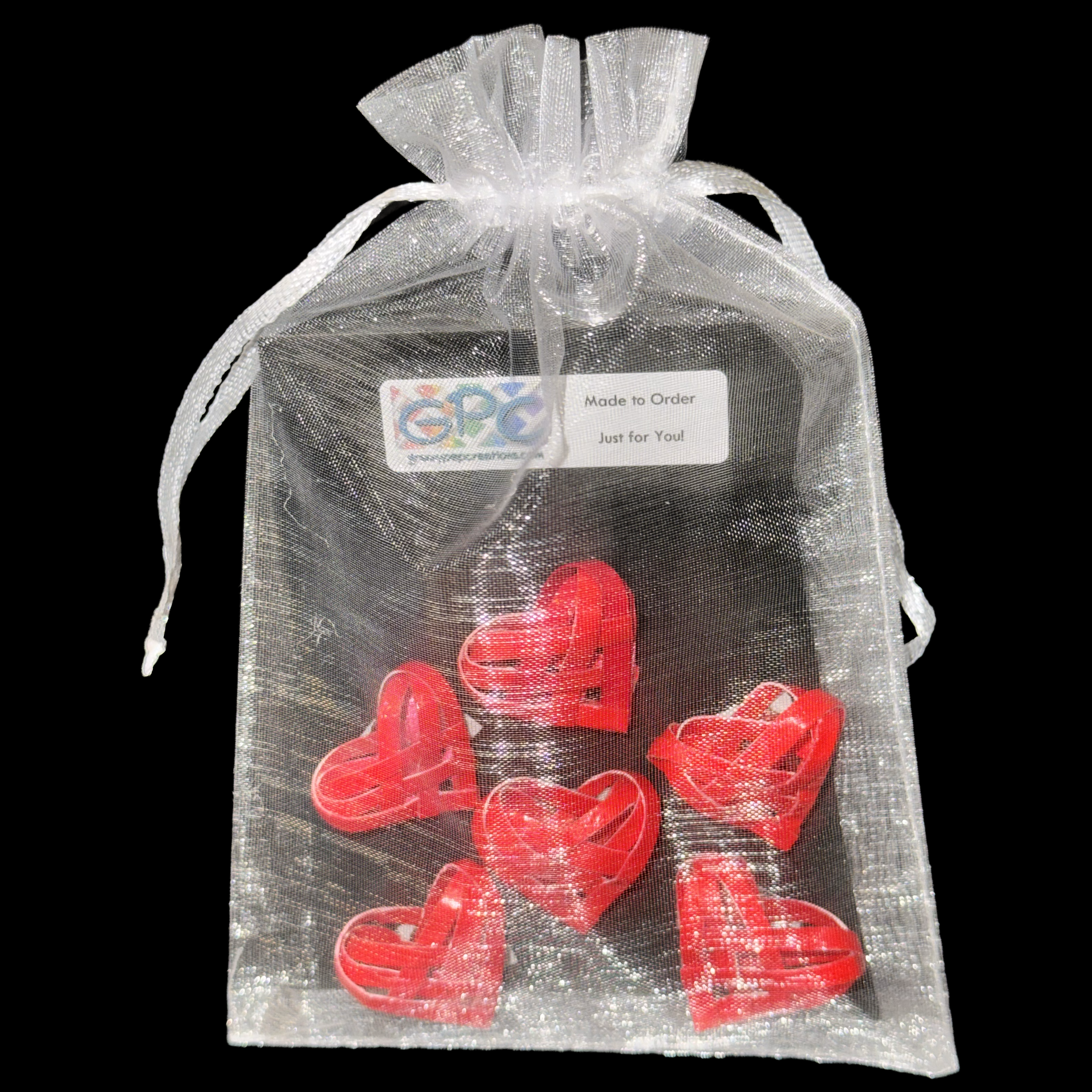 Magnets Set of 6 heARTworks - Your choice of colors