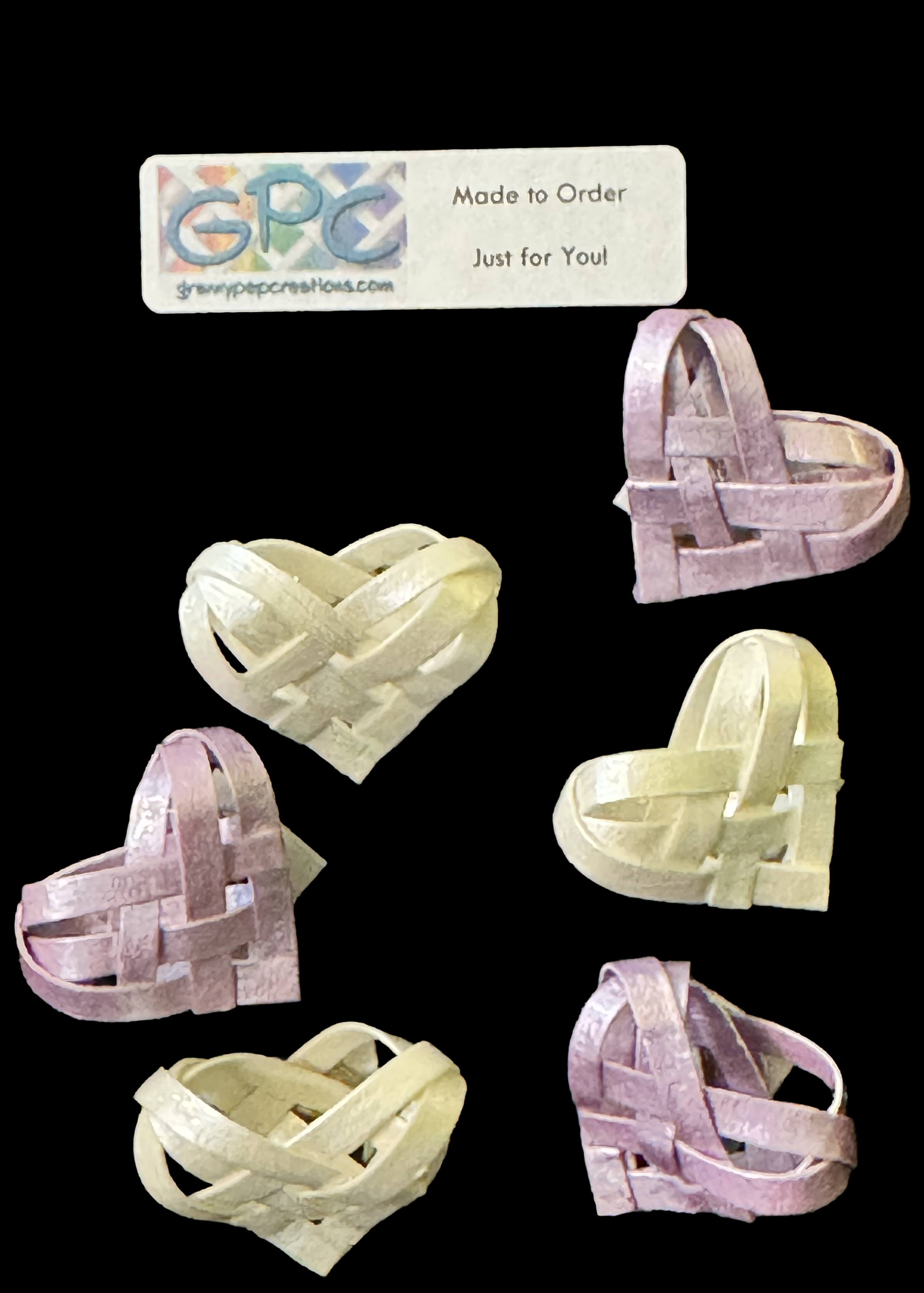 Magnets Set of 6 heARTworks - Your choice of colors