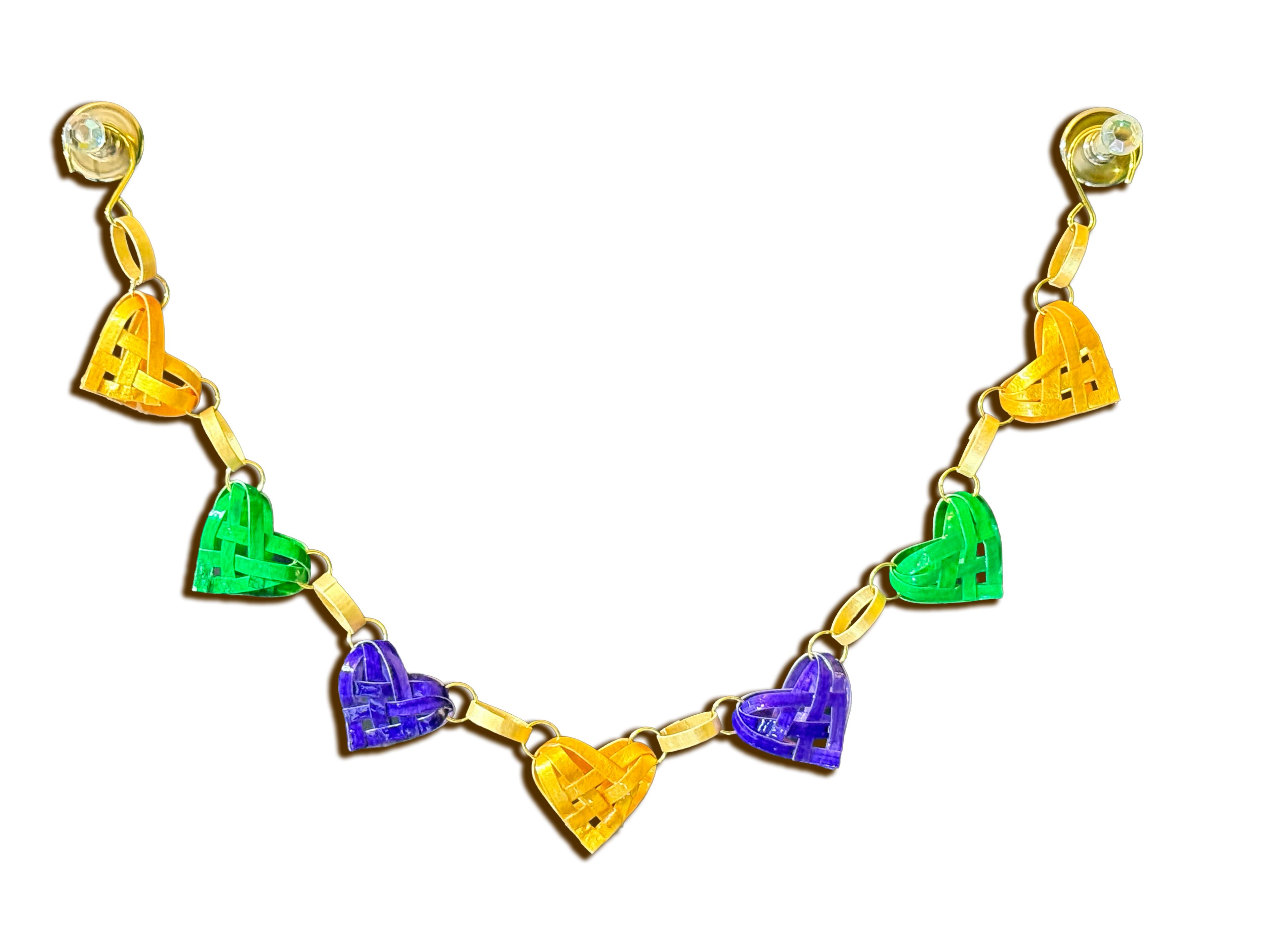 Mardis Gras 7 heARTworks Garland