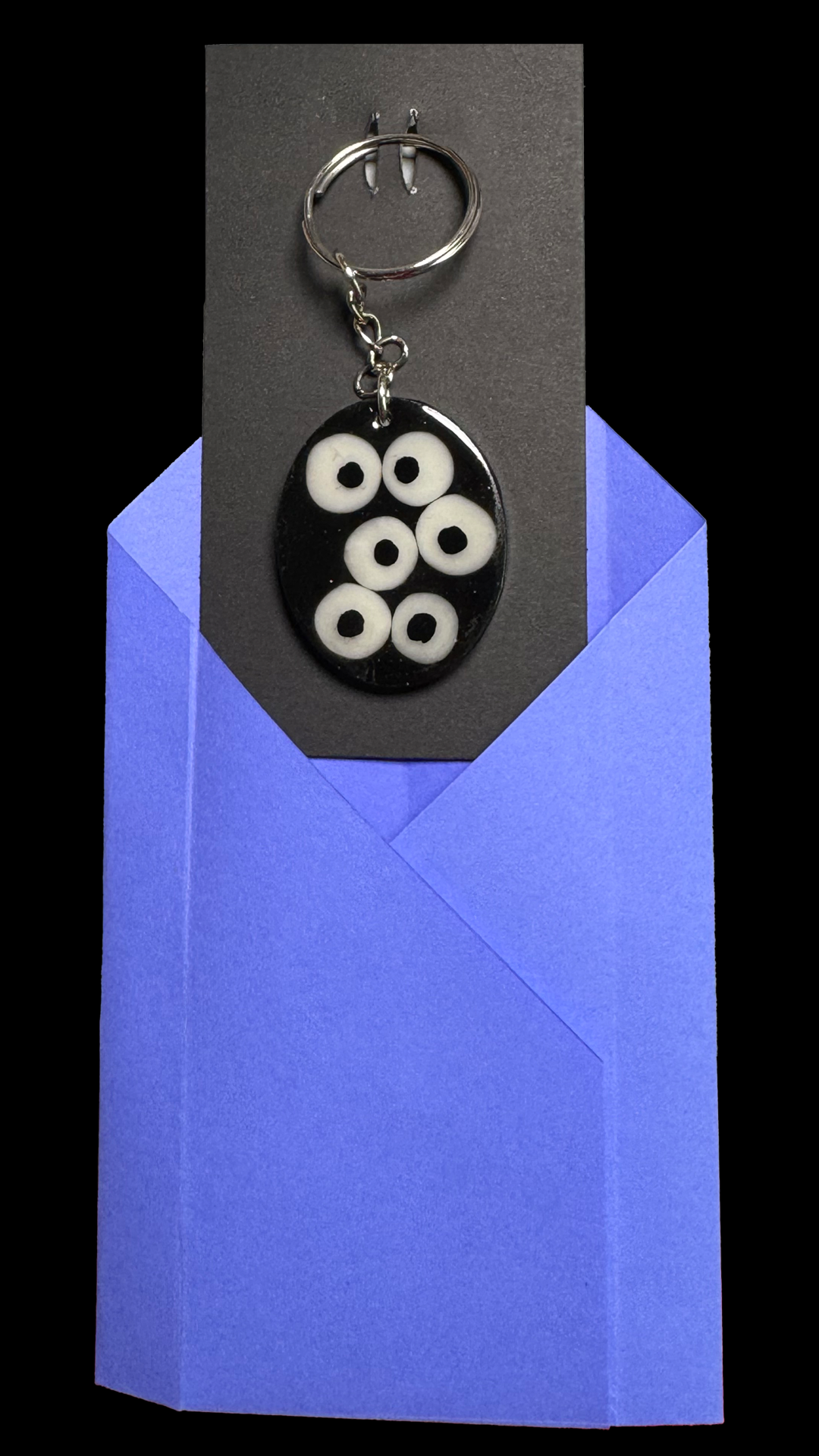 Resin Charm - All Eyes On You Air Dry Paste Suspended in Resin with Fine Glitter Oval