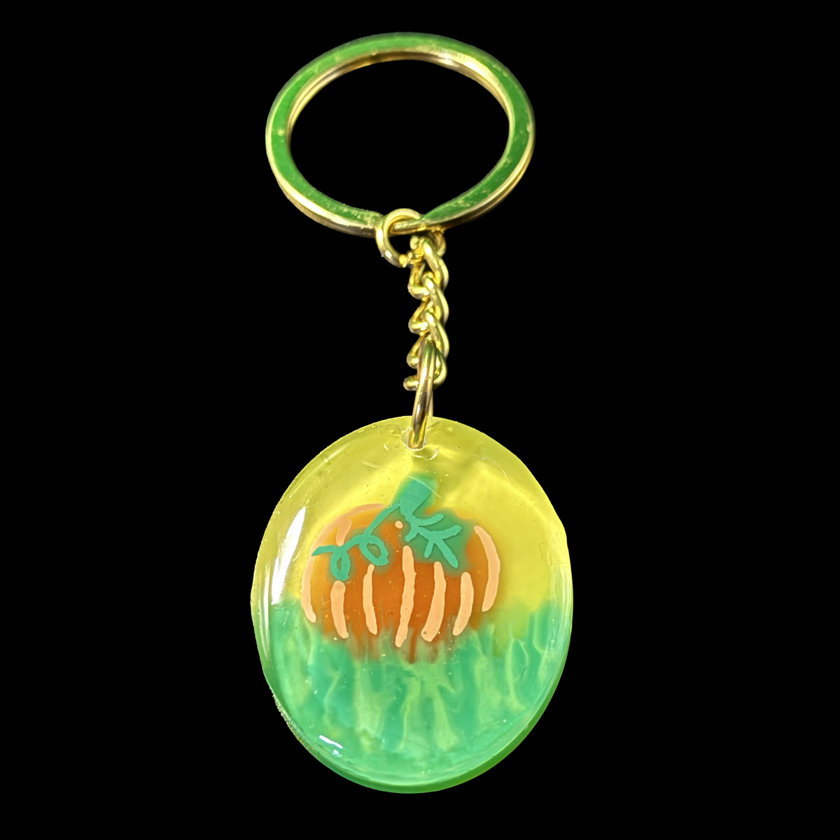 ResinCharm - Hand Painted Pumpkin