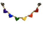 ROYGBP 6 heARTworks Garland