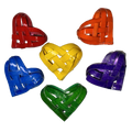 Magnets Set of 6 heARTworks - Your choice of colors